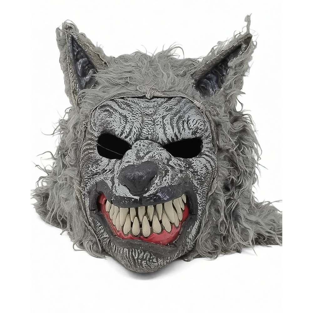 Spirit Halloween Werewolf Mask Adult Horror Prop Monster Faux Fur Cosplay Item
